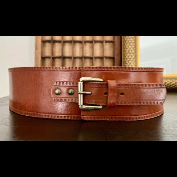 leather cinch belt